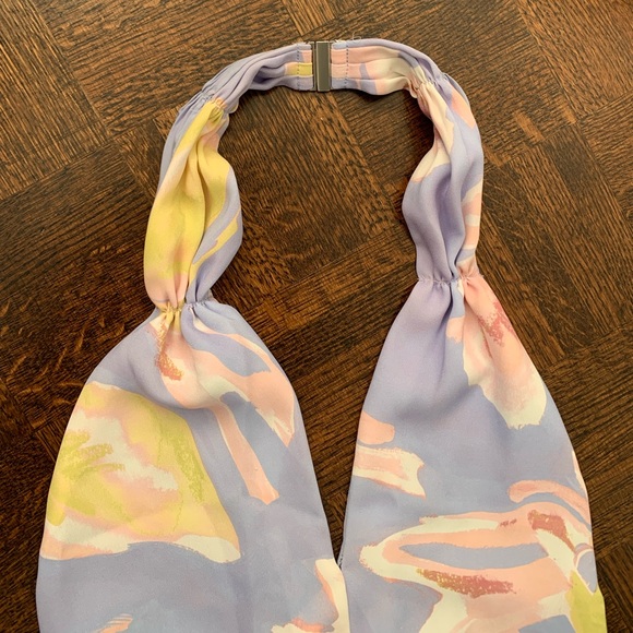 Floral halter maxi dress - Picture 6 of 7